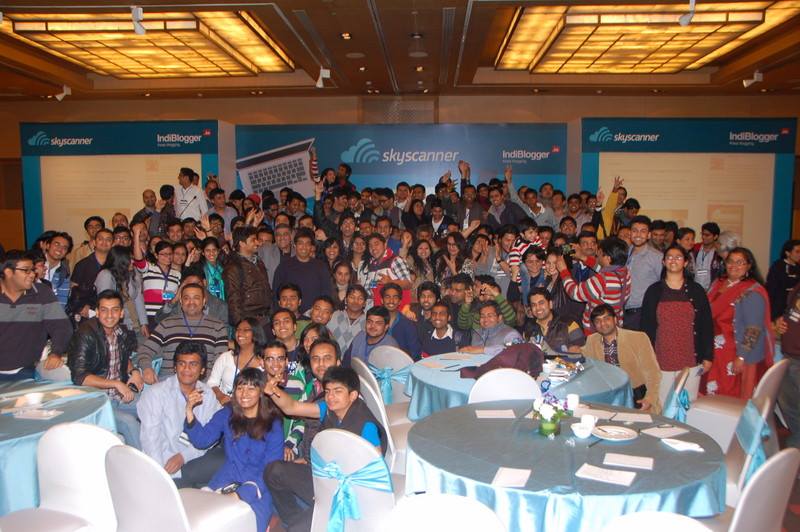 Skyscanner indiblogger group photo