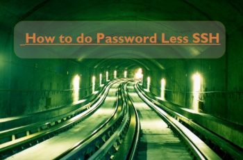2 Simple Steps to do Passwordless SSH